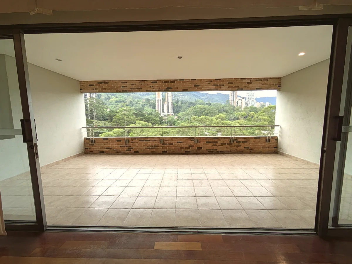 Balcón grande
